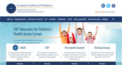 Desktop Screenshot of eapaediatrics.eu